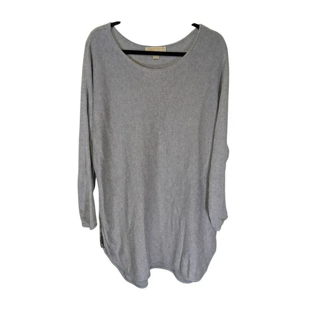 Michael Kors Knit Tunic/Dress Grey Long Sleeve Size1X